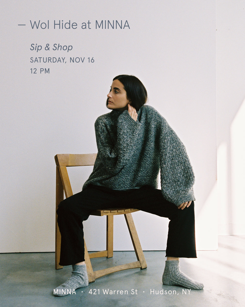 Wol Hide at MINNA - Sip & Shop